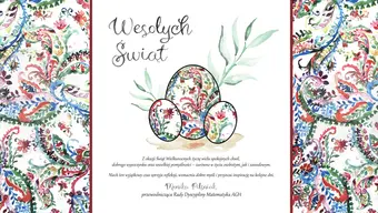 Ludowe wzory, pisanki i zyczenia tekstowe